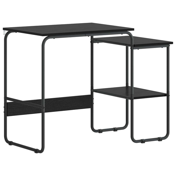 Birou cu spațiu de depozitare Stejar Negru 100 x 50 x 75 cm WALTI