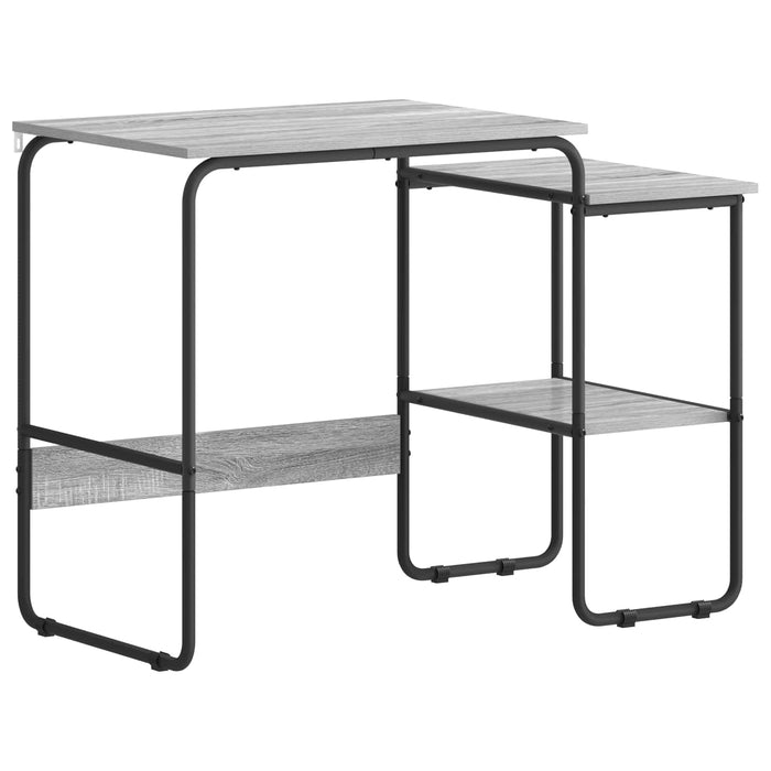 Birou cu spațiu de depozitare Sonoma gri 100 x 50 x 75 cm WALTI