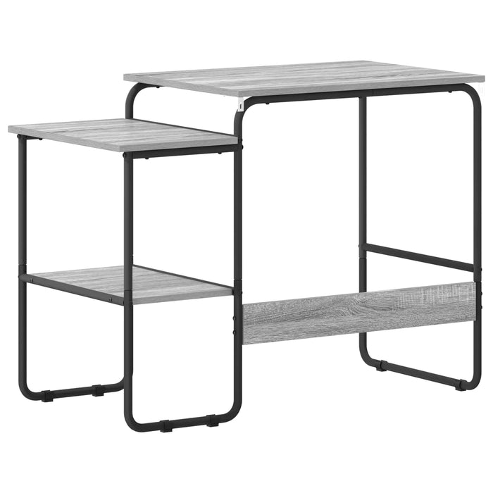 Birou cu spațiu de depozitare Sonoma gri 100 x 50 x 75 cm WALTI