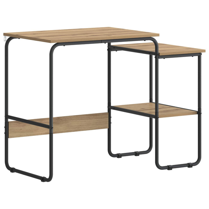 Birou cu spațiu de depozitare Stejar Artizanal 100 x 50 x 75 cm WALTI