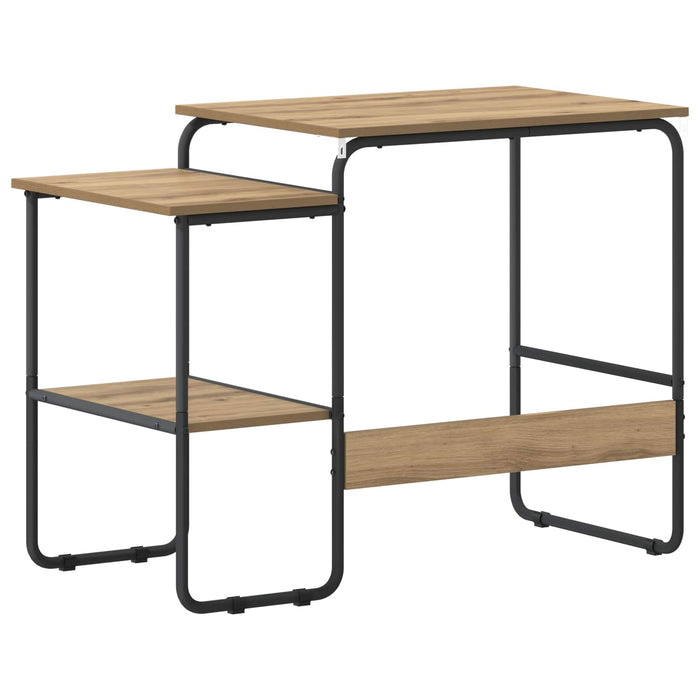 Birou cu spațiu de depozitare Stejar Artizanal 100 x 50 x 75 cm WALTI