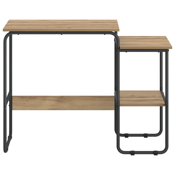 Birou cu spațiu de depozitare Stejar Artizanal 100 x 50 x 75 cm WALTI