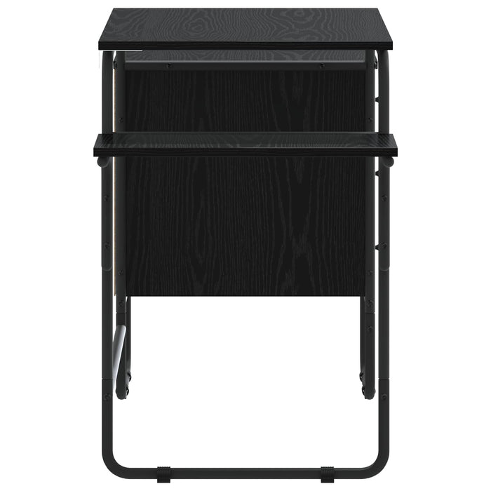 Birou cu spațiu de depozitare Stejar Negru 120 x 50 x 75 cm WALTI