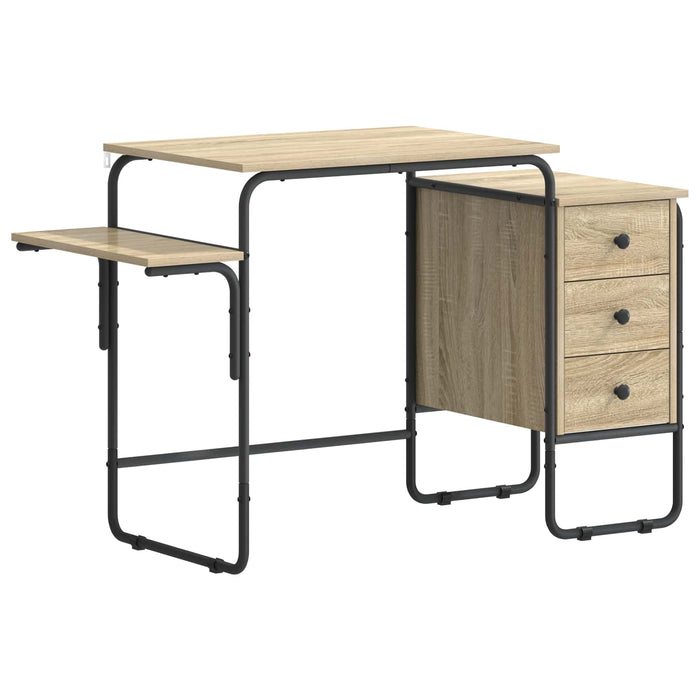 Birou cu spațiu de depozitare Stejar Sonoma 120 x 50 x 75 cm WALTI