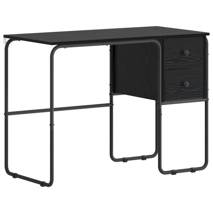 Birou cu spațiu de depozitare Stejar Negru 100 x 50 x 75 cm WALTI