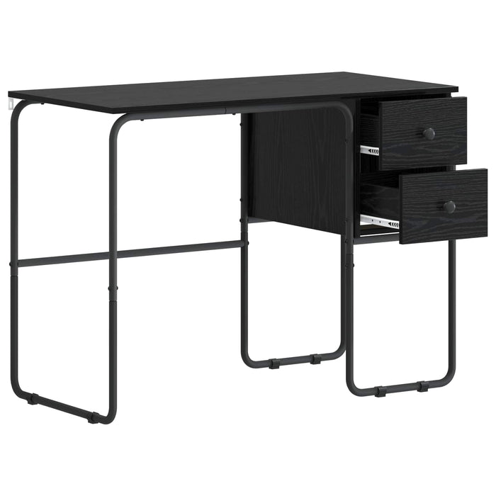 Birou cu spațiu de depozitare Stejar Negru 100 x 50 x 75 cm WALTI