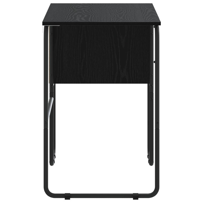 Birou cu spațiu de depozitare Stejar Negru 100 x 50 x 75 cm WALTI