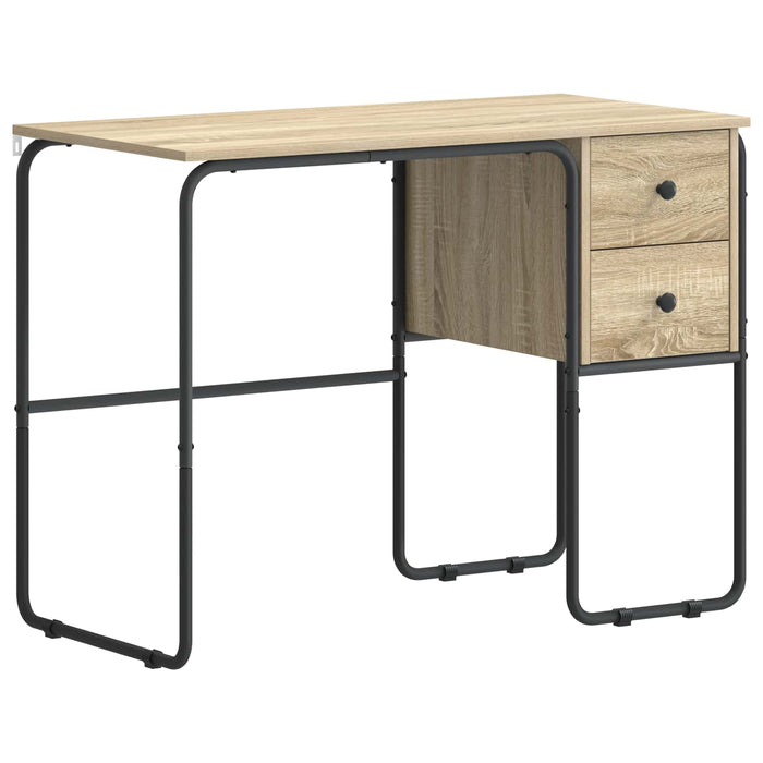 Birou cu spațiu de depozitare Stejar Sonoma 100 x 50 x 75 cm WALTI