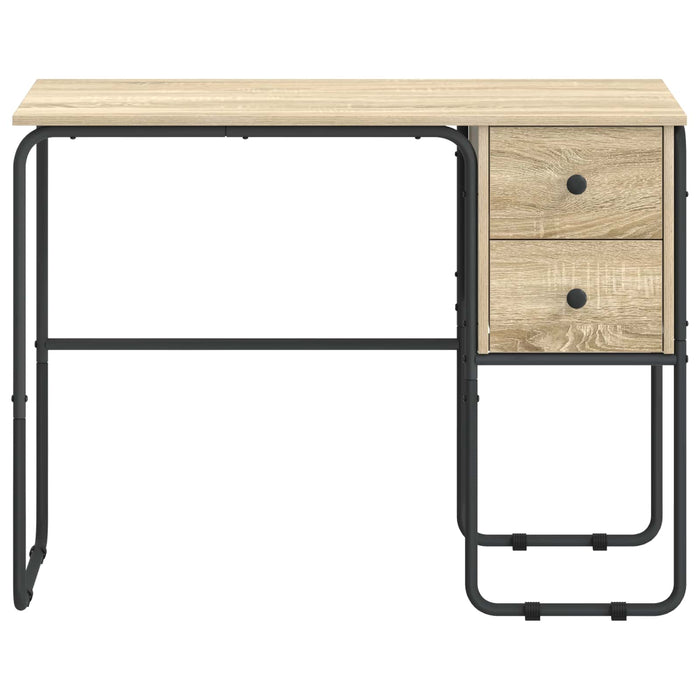 Birou cu spațiu de depozitare Stejar Sonoma 100 x 50 x 75 cm WALTI