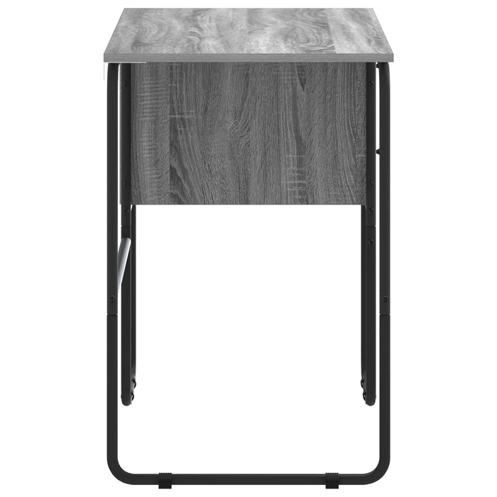 Birou cu spațiu de depozitare Sonoma gri 100 x 50 x 75 cm WALTI