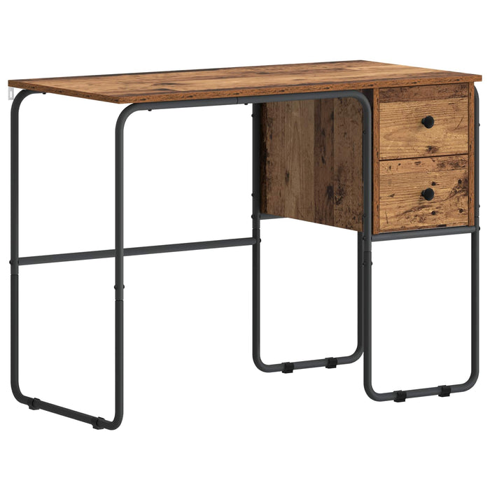 Birou cu spațiu de depozitare Lemn de stejar 100 x 50 x 75 cm WALTI