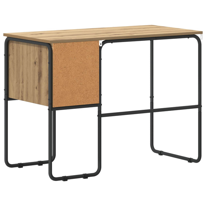 Birou cu spațiu de depozitare Stejar Artizanal 100 x 50 x 75 cm WALTI