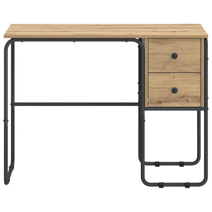 Birou cu spațiu de depozitare Stejar Artizanal 100 x 50 x 75 cm WALTI