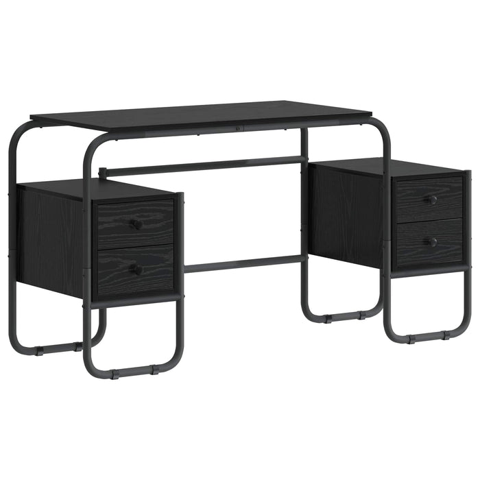 Birou cu spațiu de depozitare Stejar Negru 145 x 50 x 75 cm WALTI
