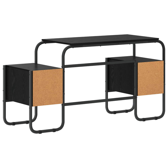 Birou cu spațiu de depozitare Stejar Negru 145 x 50 x 75 cm WALTI