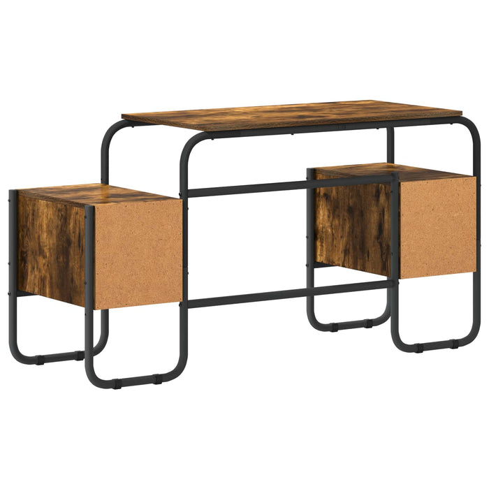 Birou cu spațiu de depozitare Stejar fumuriu 145 x 50 x 75 cm WALTI