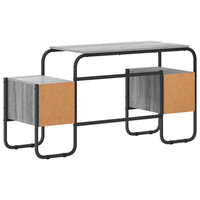 Birou cu spațiu de depozitare Sonoma gri 145 x 50 x 75 cm WALTI