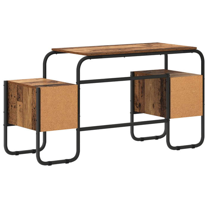 Birou cu spațiu de depozitare Lemn de stejar 145 x 50 x 75 cm WALTI