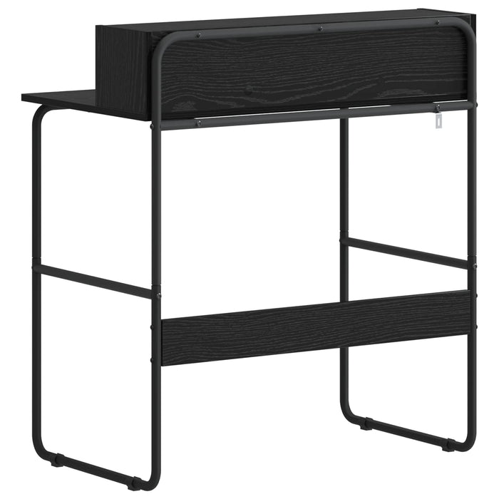 Birou cu spațiu de depozitare Stejar Negru 80 x 50 x 91 cm WALTI