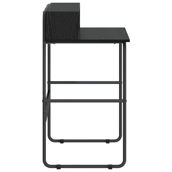 Birou cu spațiu de depozitare Stejar Negru 80 x 50 x 91 cm WALTI