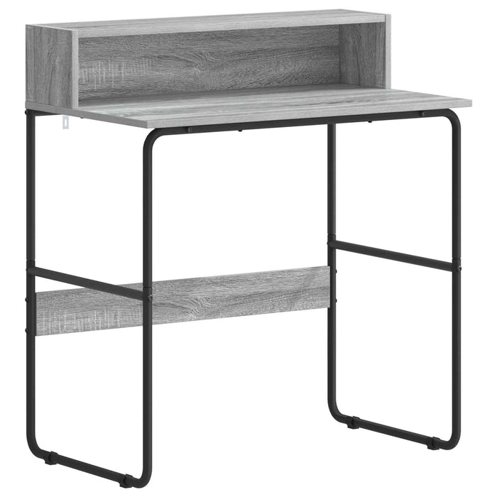 Birou cu spațiu de depozitare Sonoma gri 80 x 50 x 91 cm WALTI