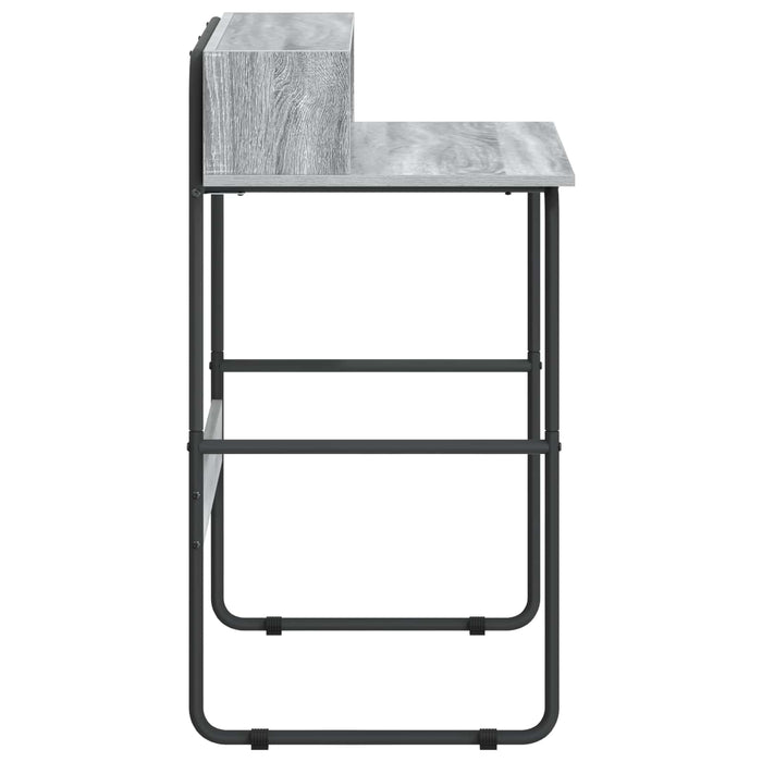 Birou cu spațiu de depozitare Sonoma gri 80 x 50 x 91 cm WALTI