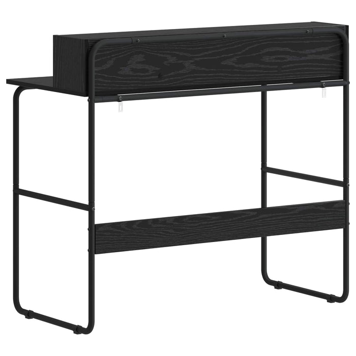 Birou cu spațiu de depozitare Stejar Negru 100 x 50 x 91 cm WALTI
