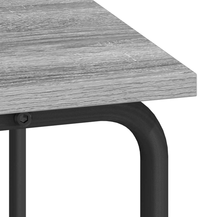Birou cu spațiu de depozitare Sonoma gri 100 x 50 x 91 cm WALTI