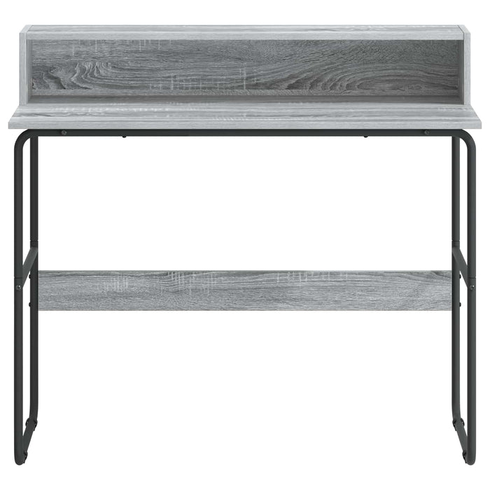 Birou cu spațiu de depozitare Sonoma gri 100 x 50 x 91 cm WALTI