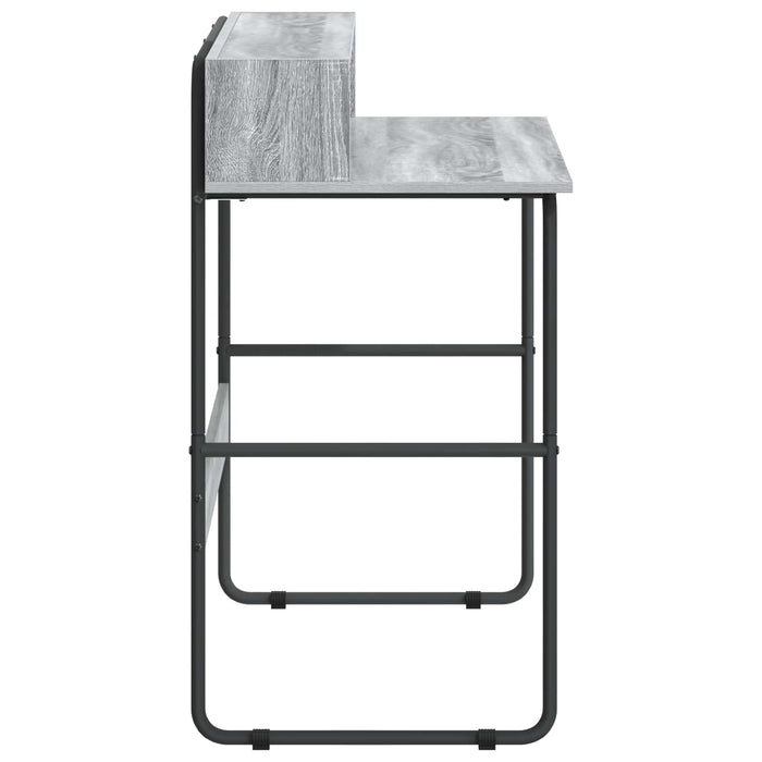 Birou cu spațiu de depozitare Sonoma gri 100 x 50 x 91 cm WALTI