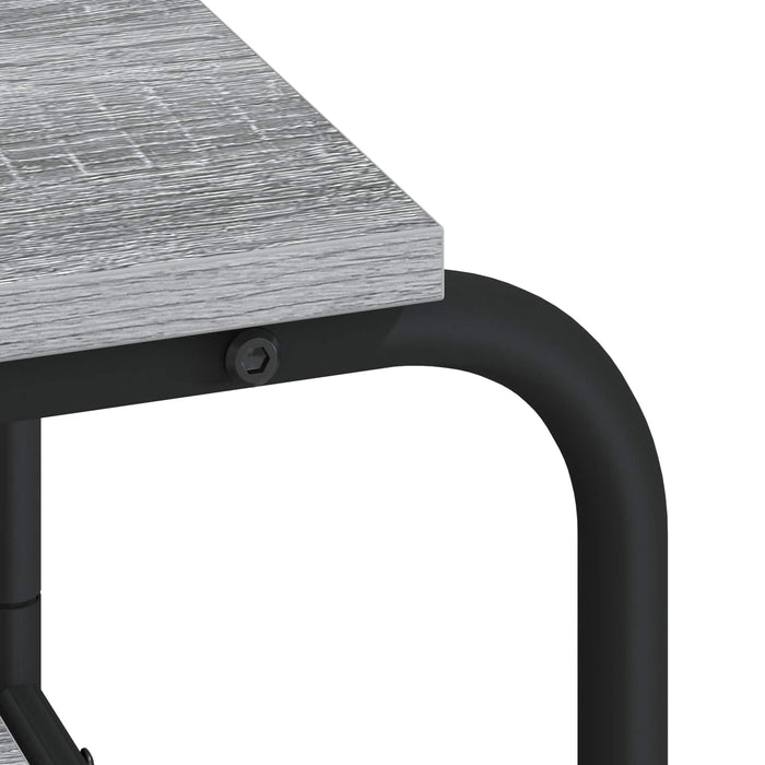 Birou cu spațiu de depozitare Sonoma gri 113.5 x 52 x 75.5 cm WALTI