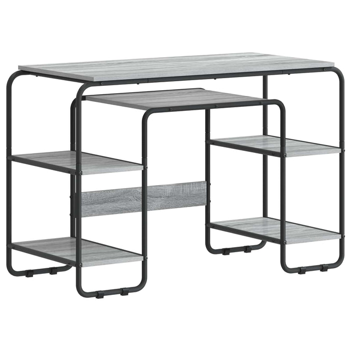 Birou cu spațiu de depozitare Sonoma gri 113.5 x 52 x 75.5 cm WALTI