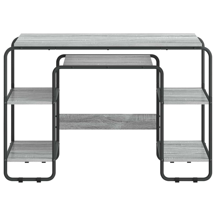 Birou cu spațiu de depozitare Sonoma gri 113.5 x 52 x 75.5 cm WALTI