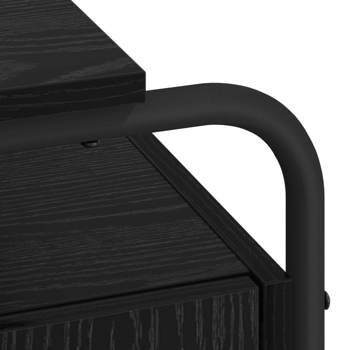 Birou cu spațiu de depozitare Stejar Negru 120 x 50.5 x 75.5 cm WALTI