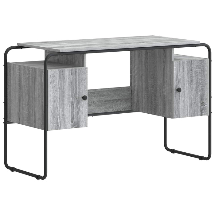 Birou cu spațiu de depozitare Sonoma gri 120 x 50.5 x 75.5 cm WALTI