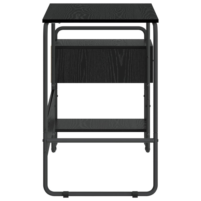 Birou cu spațiu de depozitare Stejar Negru 131,5 x 50 x 75,5 cm WALTI