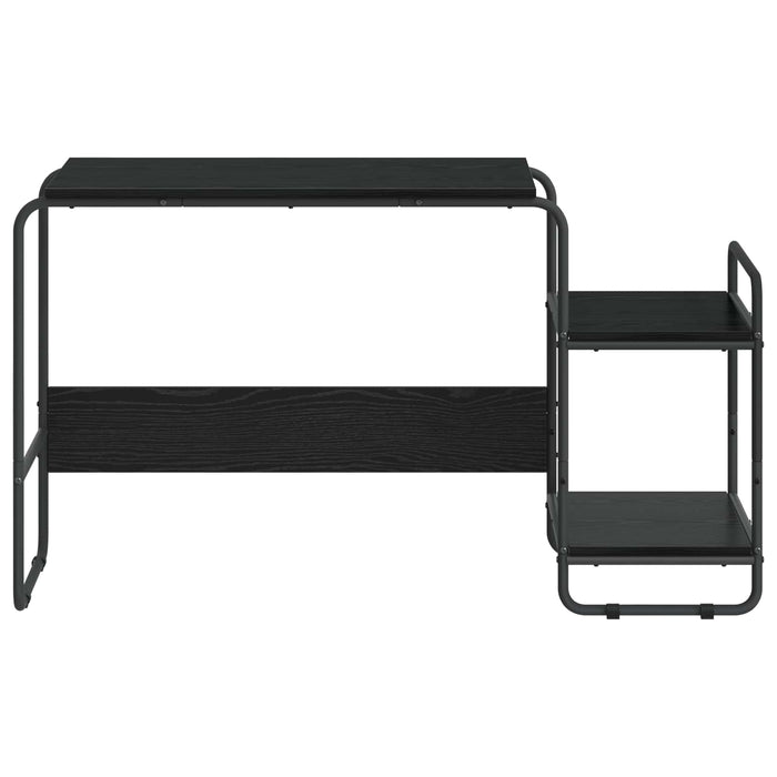Birou cu spațiu de depozitare Stejar Negru 131.5 x 50 x 75.5 cm WALTI