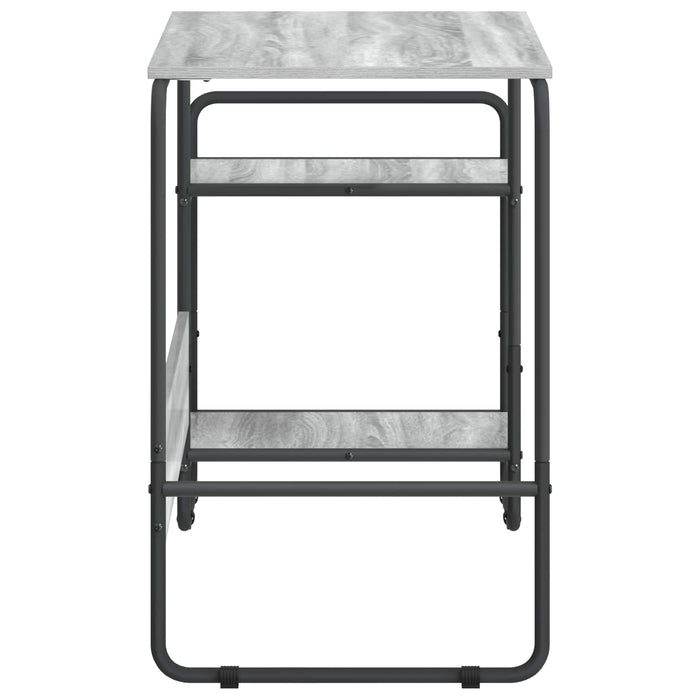 Birou cu spațiu de depozitare Sonoma gri 131.5 x 50 x 75.5 cm WALTI