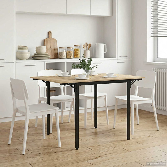 Masă de dining extensibilă 120 x 81,5 x 75 cm Lemn prelucrat WALTI