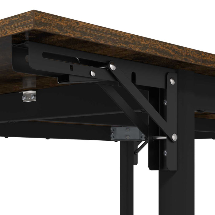 Masă de dining extensibilă 120 x 81,5 x 75 cm Lemn prelucrat WALTI