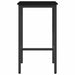 Masă de bar 52 x 52 x 90 cm Lemn prelucrat Stejar Negru - WALTI WALTI