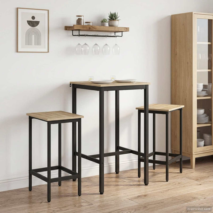 Masă de bar 52 x 52 x 90 cm Lemn prelucrat Stejar Sonoma - WALTI WALTI