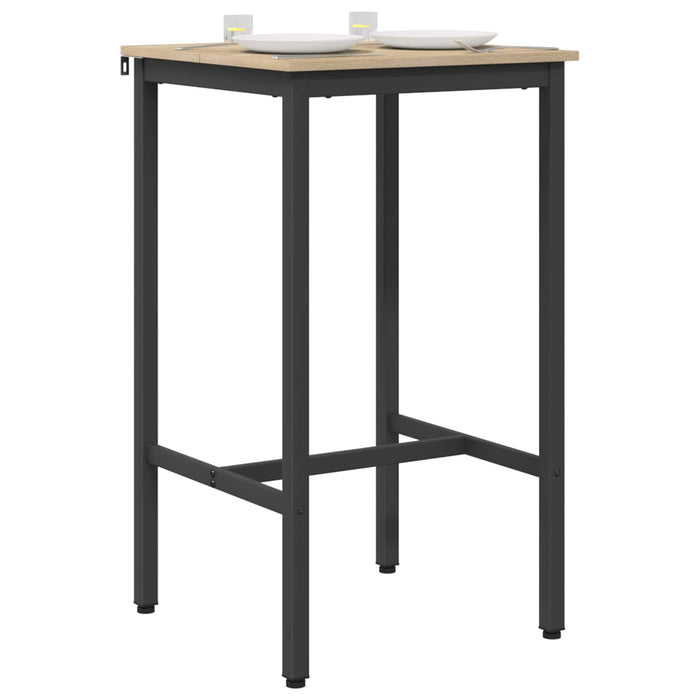 Masă de bar 52 x 52 x 90 cm Lemn prelucrat Stejar Sonoma - WALTI WALTI