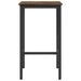 Masă de bar 52 x 52 x 90 cm Lemn prelucrat Stejar fumuriu - WALTI WALTI