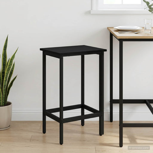 Scaun de bar Stejar Negru 40 x 32 x 64 cm Lemn prelucrat - WALTI WALTI