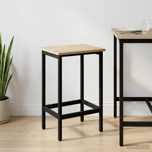 Scaun de bar Stejar Sonoma 40 x 32 x 64 cm Lemn prelucrat - WALTI WALTI
