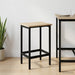 Scaun de bar Stejar Sonoma 40 x 32 x 64 cm Lemn prelucrat - WALTI WALTI