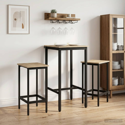 Scaun de bar 2 buc. Stejar Sonoma 40 x 32 x 64 cm - WALTI WALTI