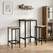 Scaun de bar 2 buc. Stejar Sonoma 40 x 32 x 64 cm - WALTI WALTI