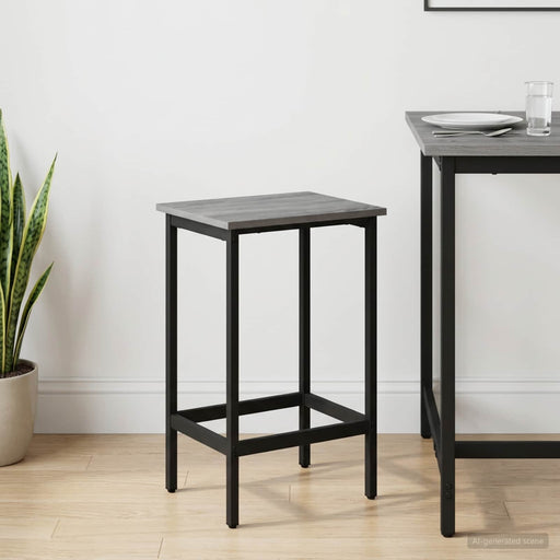 Scaun de bar Sonoma gri 40 x 32 x 64 cm Lemn prelucrat - WALTI WALTI